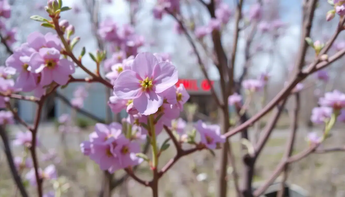 a close up of a flower
